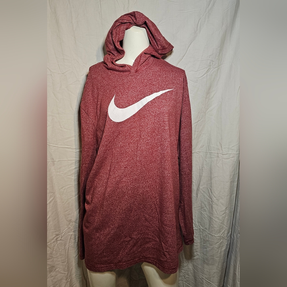 Nike Red Hooded Mens Shirt